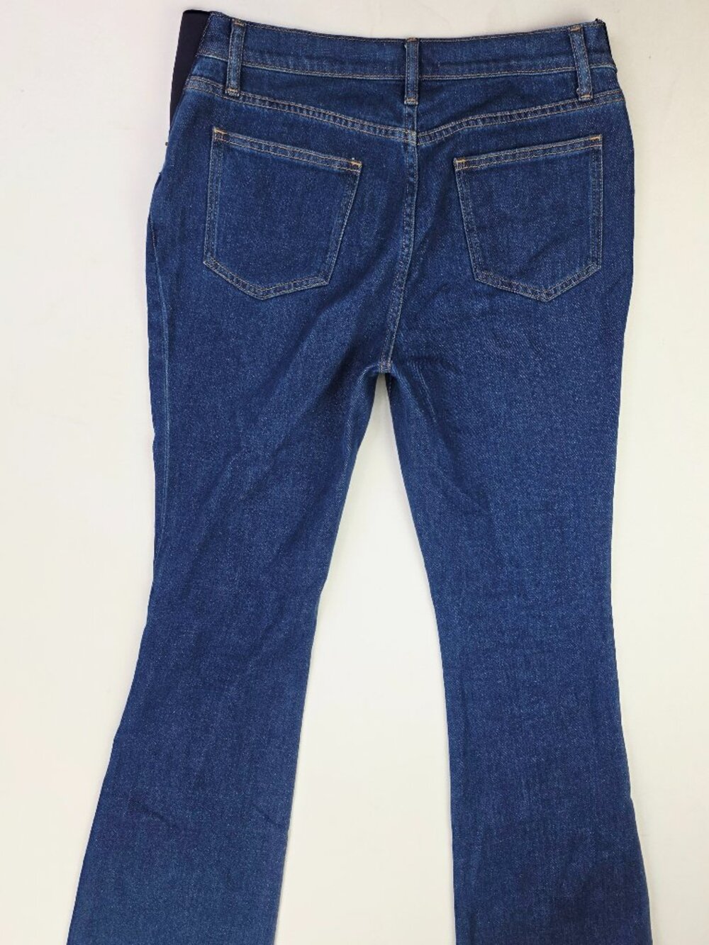 Hatch Size 29X33 Bootcut Womens Maternity Blue Denim 5 Pocket Jeans